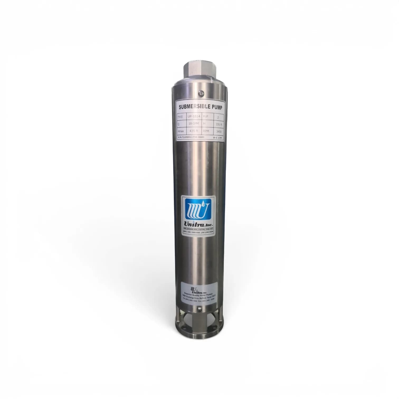 UNITRA 2.0HP, 18 GPM, 14STG UP1814