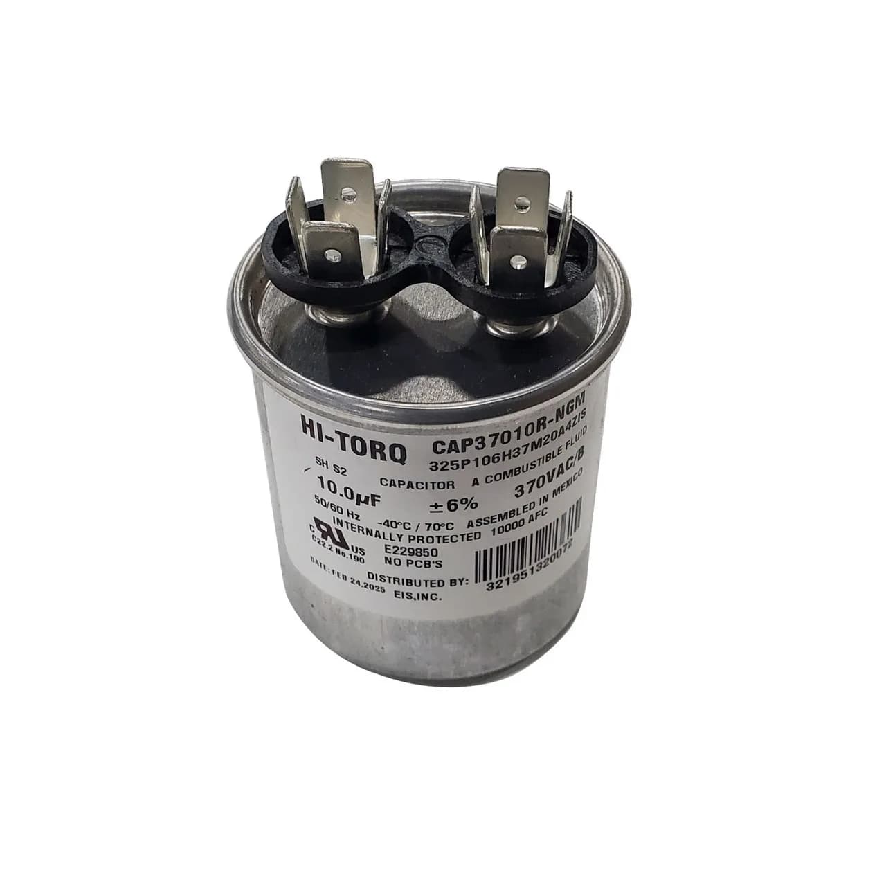 CAPACITOR TRABAJO 10 MFD,370VAC