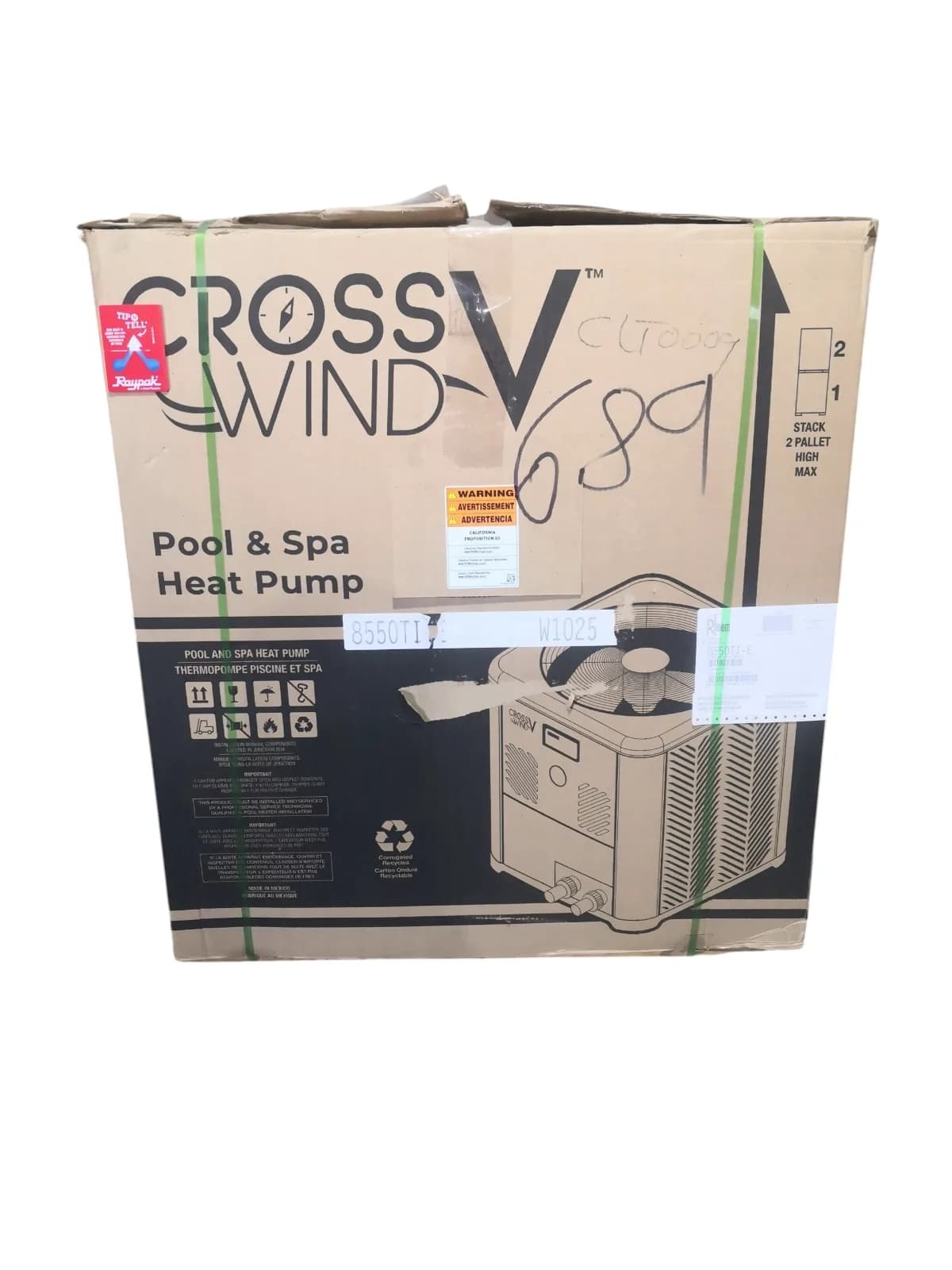 CALENTADOR PISCINA RAYPAK 140,000 BTU HEATPUMP