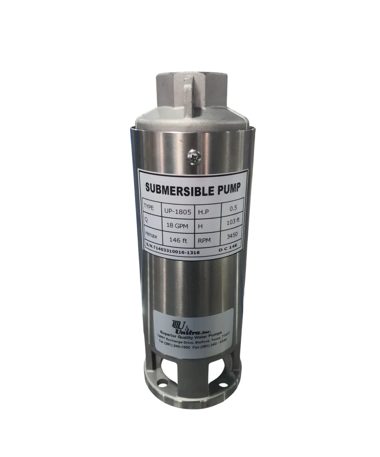 UNITRA 0.5HP,18GPM,5STG UP-1805