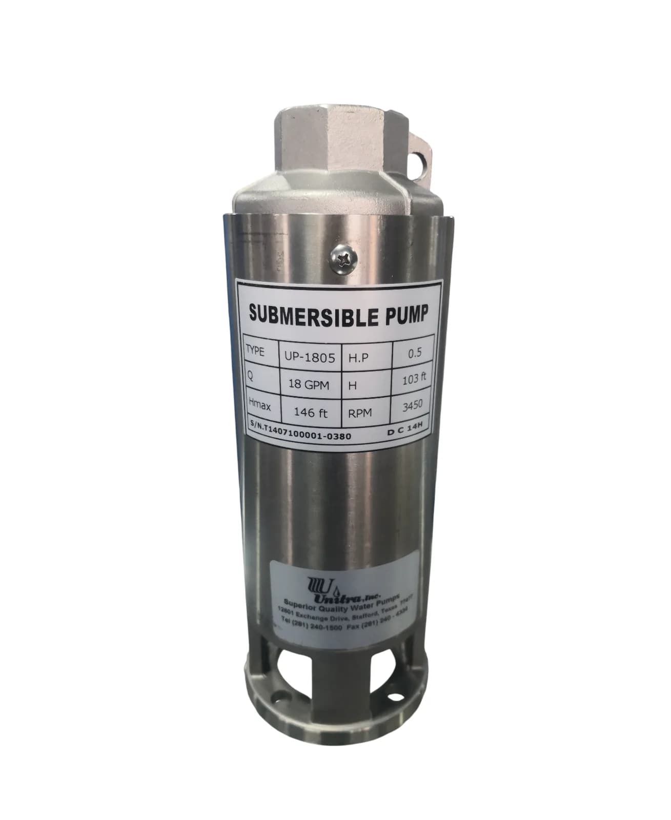 UNITRA 0.5HP, 18GPM, 5STG UP1805