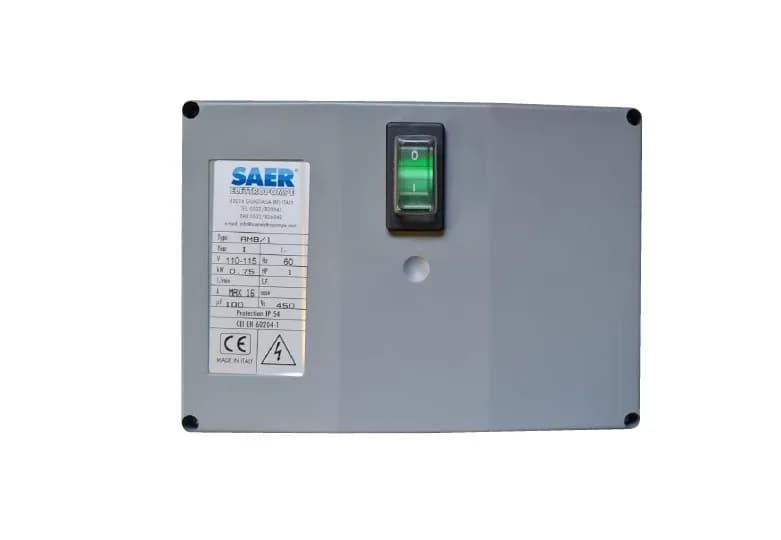 CONTROL BOX SAER 0.5HP 230V