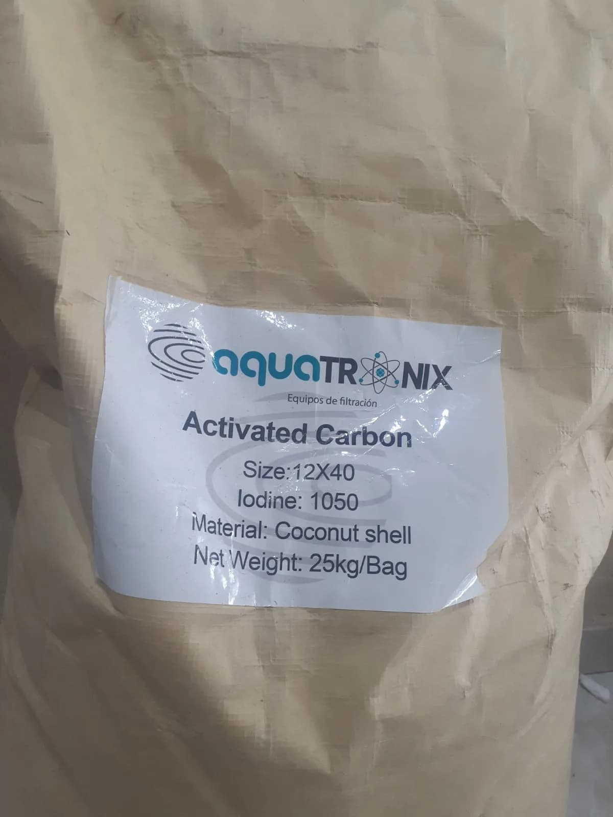 CARBON ACTIVADO P.CUBICO 0.75