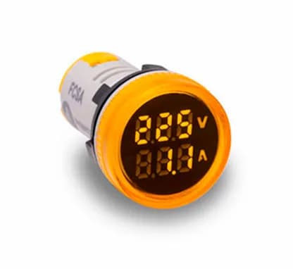 INDICADOR VOLA 500VC AMARILLO 22MM